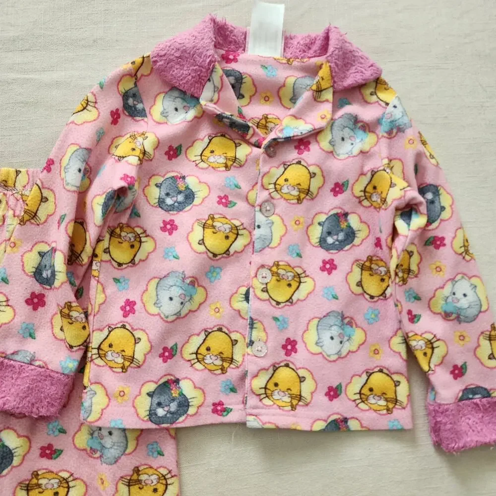 Y2k Zhu Zhu Pets PJs Set 4t